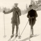 King Haakon and Crown Prince Olav skiing,1923 (Photo: A.B. Wilse, The Royal Court Photo Archives)